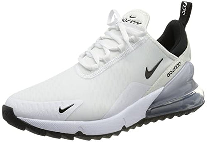 Nike Air Max 270 G CK6483 102 Mens Golf Shoe, White, Size 8