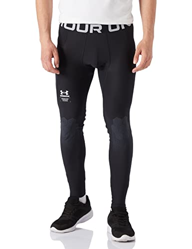 Under Armour Men's UA HeatGear ArmourPrint Leggings - 1370413-001 - Black/Halo Gray - S