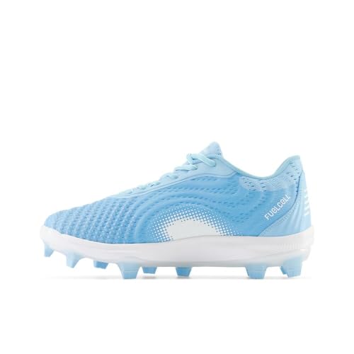 New Balance Men's FuelCell 4040 V7 Molded Baseball Shoe, Team Sky Blue/Optic White, 8.5