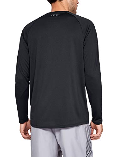 Under Armour Men's Tech 2.0 Long-Sleeve T-Shirt , Black (001)/Graphite , 3X-Large