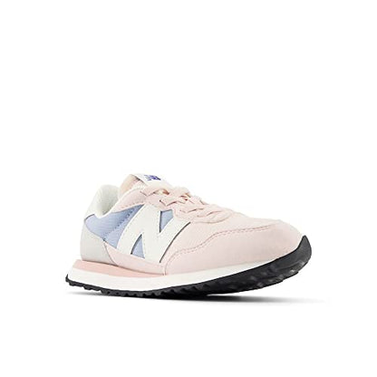 New Balance Girls 237 V1 Bungee Sneaker, Quartz Pink/Light Arctic Grey, 2.5 Little Kid