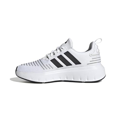adidas Swift Run23 Sneaker, White/Core Black/Grey, 7 US Unisex Big Kid