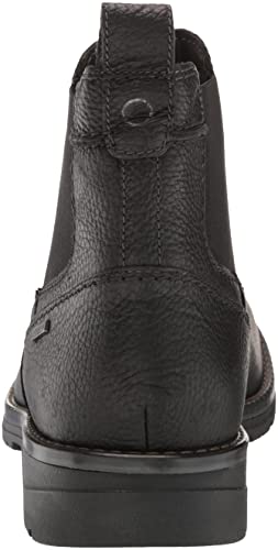 Clarks Men's Morris Up Waterproof Chelsea Boot, Black, 9 Wide