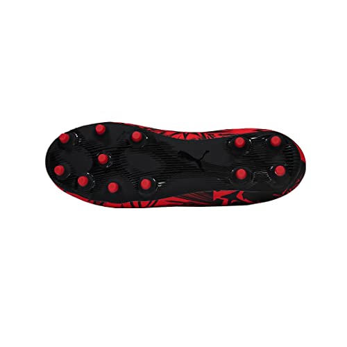 PUMA Christian Pulisic Youth Firm Ground Soccer Cleats (Toddler/Little Kid/Big Kid), Perfected for Natural and Artificial Playing Surfaces (Red/Black, us_footwear_size_system, big_kid, men, numeric, medium, numeric_5)