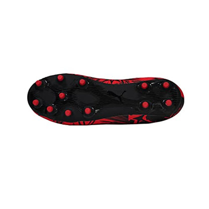 PUMA Christian Pulisic Youth Firm Ground Soccer Cleats (Toddler/Little Kid/Big Kid), Perfected for Natural and Artificial Playing Surfaces (Red/Black, us_footwear_size_system, big_kid, men, numeric, medium, numeric_5)