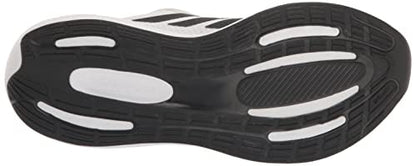 adidas Women's Run Falcon 3.0 Sneaker, White/Black/Black, 8