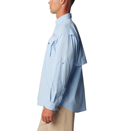 Columbia Men’s PFG Bahama™ II Long Sleeve Shirt, Sail, XL