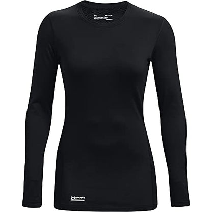 Under Armour Womens Tac Coldgear Infrared Base T-shirt , Black (001)/Black , Large