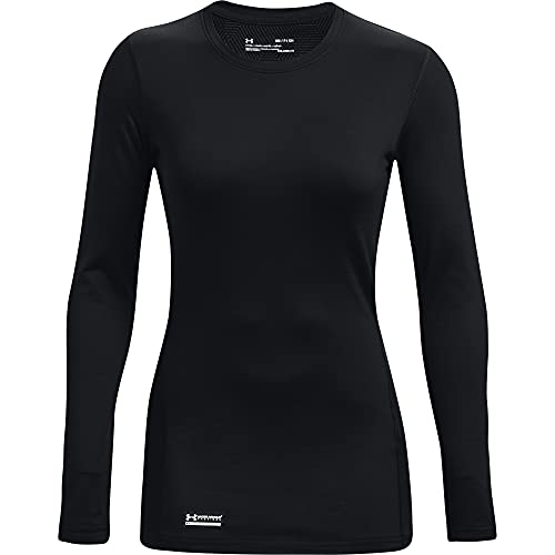 Under Armour Womens Tac Coldgear Infrared Base T-shirt , Black (001)/Black , Large