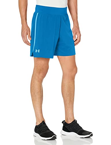 Under Armour Men's SpeedPocket 7-Inch Shorts , Cruise Blue (899)/Reflective , X-Large