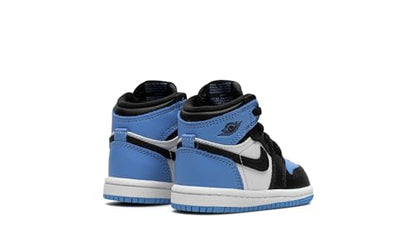 Nike Air Jordan 1 Retro High OG UNC Toe 2023 TD University Blue/Black/White Toddler Little Kid (us_Footwear_Size_System, Toddler, Numeric, Medium, Numeric_10)