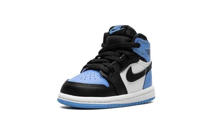 Nike Air Jordan 1 Retro High OG UNC Toe 2023 TD University Blue/Black/White Toddler Little Kid (us_Footwear_Size_System, Toddler, Numeric, Medium, Numeric_10)