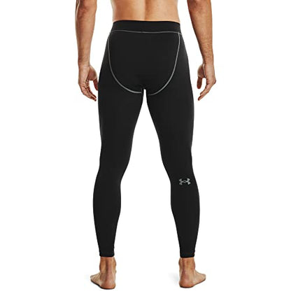 Under Armour Men's Standard ColdGear Packaged Base Leggings, (001) Black / / Pitch Gray, X-Large