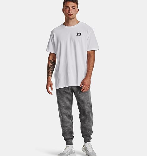 Under Armour Men's Standard Rival Fleece Printed Joggers, (426) Varsity Blue / / White, X-Large Tall