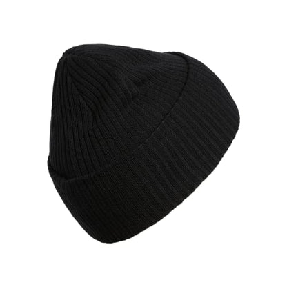 adidas Women's 4 Inch Cuff Fold Beanie, Black/White F22, One Size