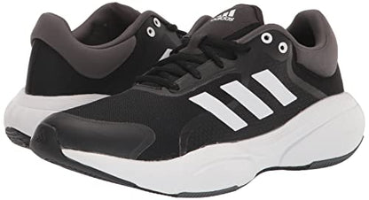 adidas Women's Response Running Shoe, Core Black/FTWR White/Grey Six, 7