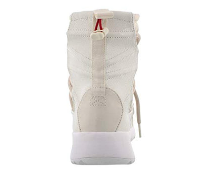 Nike Women's Tanjun High Rise High Top Sneaker Boots (8, Phantom/Gym RED-Desert SA)