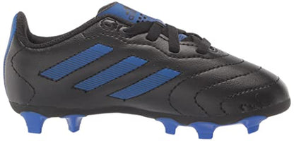 adidas Goletto VIII Firm Ground Soccer Shoe, Core Black/Royal Blue/Core Black, 13 US Unisex Little Kid (4-8 Years)