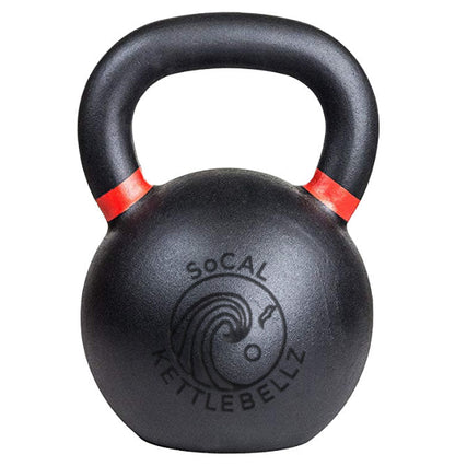 32 kg (70 lb) Powder-Coated Cast-Iron Kettlebell – Black | SoCal Kettlebellz
