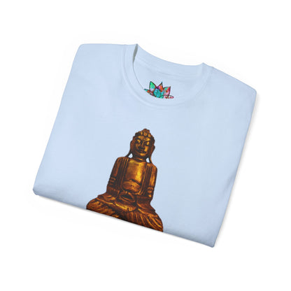 Fine Art Buddha Carving Print Unisex Ultra Cotton Tee