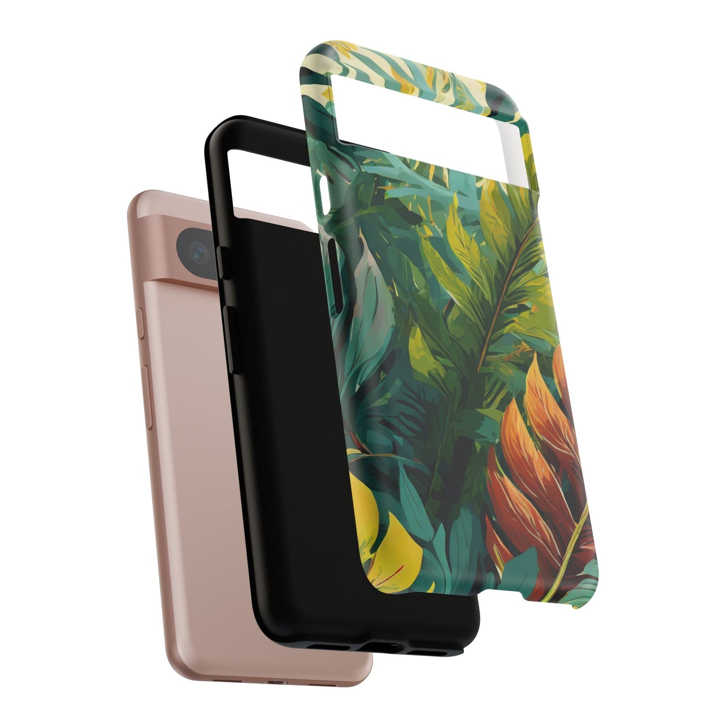 Tropical Leaf Tough Phone Case