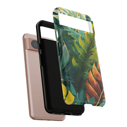 Tropical Leaf Tough Phone Case