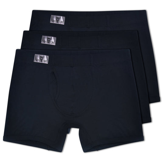 SHEATH 3.21 Modal Men's Pouch Boxer Brief 5" (3 Pack)
