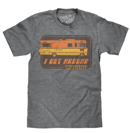 Winnebago "I Get Around" T-Shirt - Gray
