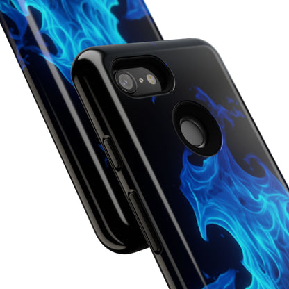 Blue Flames Tough  Phone Case