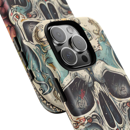 Abstract Skull Tough Phone Case
