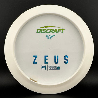 White ESP Zeus - Bottom Stamp Dyer's Delight - Paul McBeth