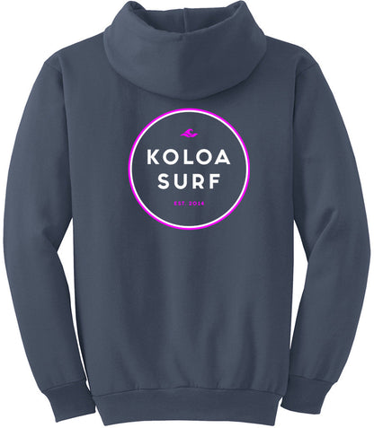 The Koloa Original Circle Hoodie- Pink