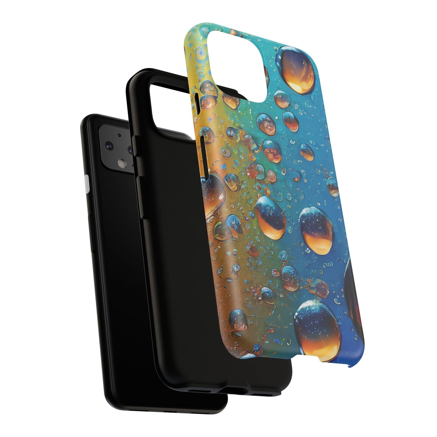 Colorful Water Droplets Tough Phone Case