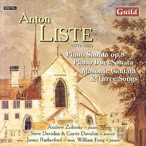 Anton Liste - Piano Sonata Op 8 / Piano Duet Sonata Music CD