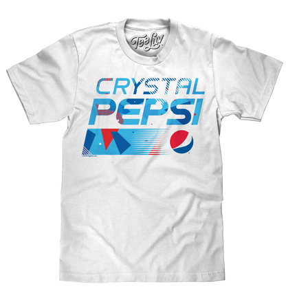 Crystal Pepsi Throwback Logo T-Shirt - White