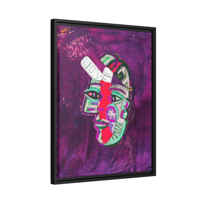 LOVE PILL PYSOP Matte Canvas, Black Frame