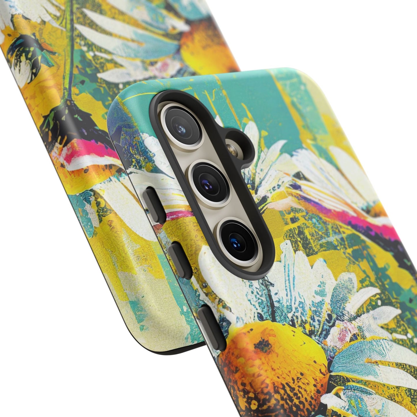 Colorful Daisy Floral Tough Phone Case