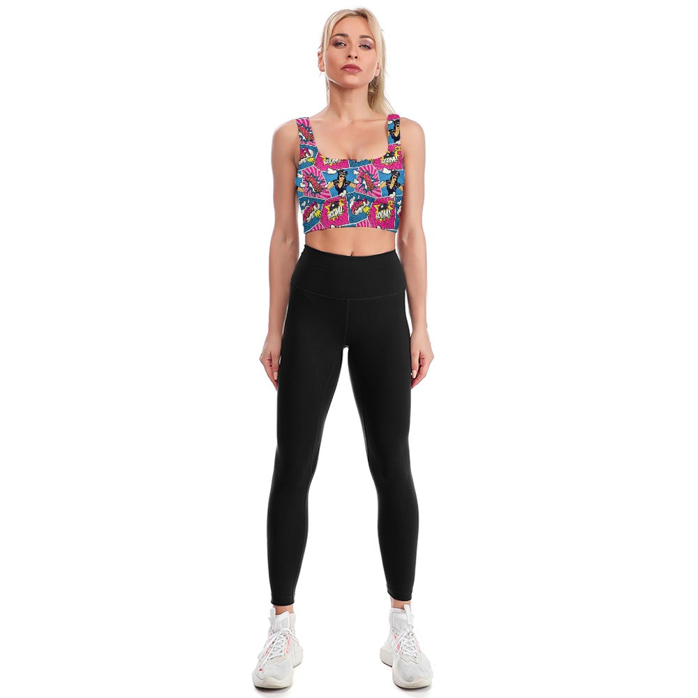 Here Comes The Boom! Longline Bra Top