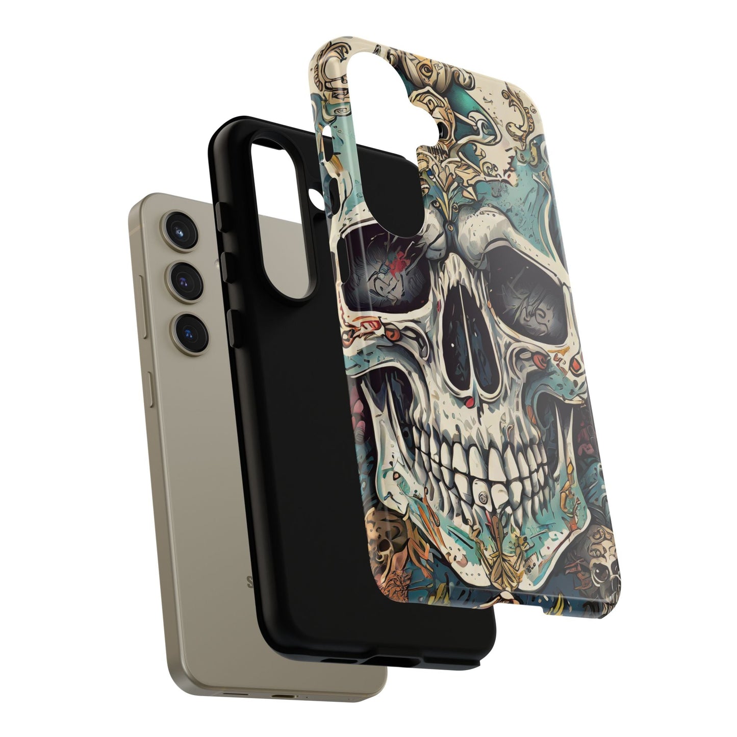 Abstract Skull Tough Phone Case