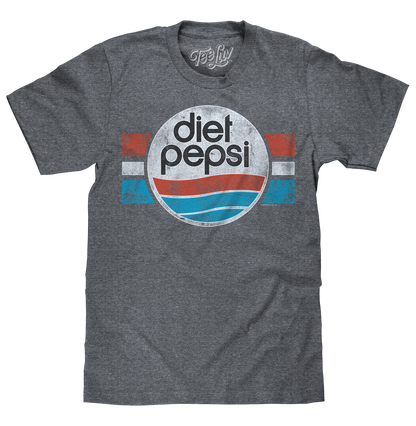 Diet Pepsi Logo T-Shirt - Gray