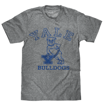 Yale University Bulldogs Logo T-Shirt - Gray