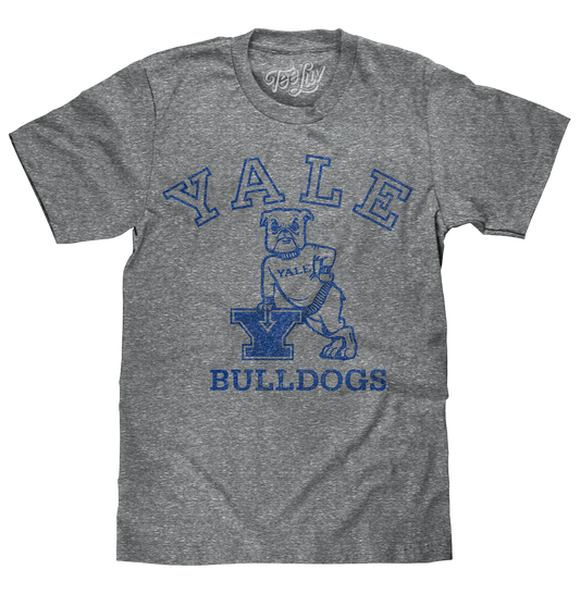 Yale University Bulldogs Logo T-Shirt - Gray