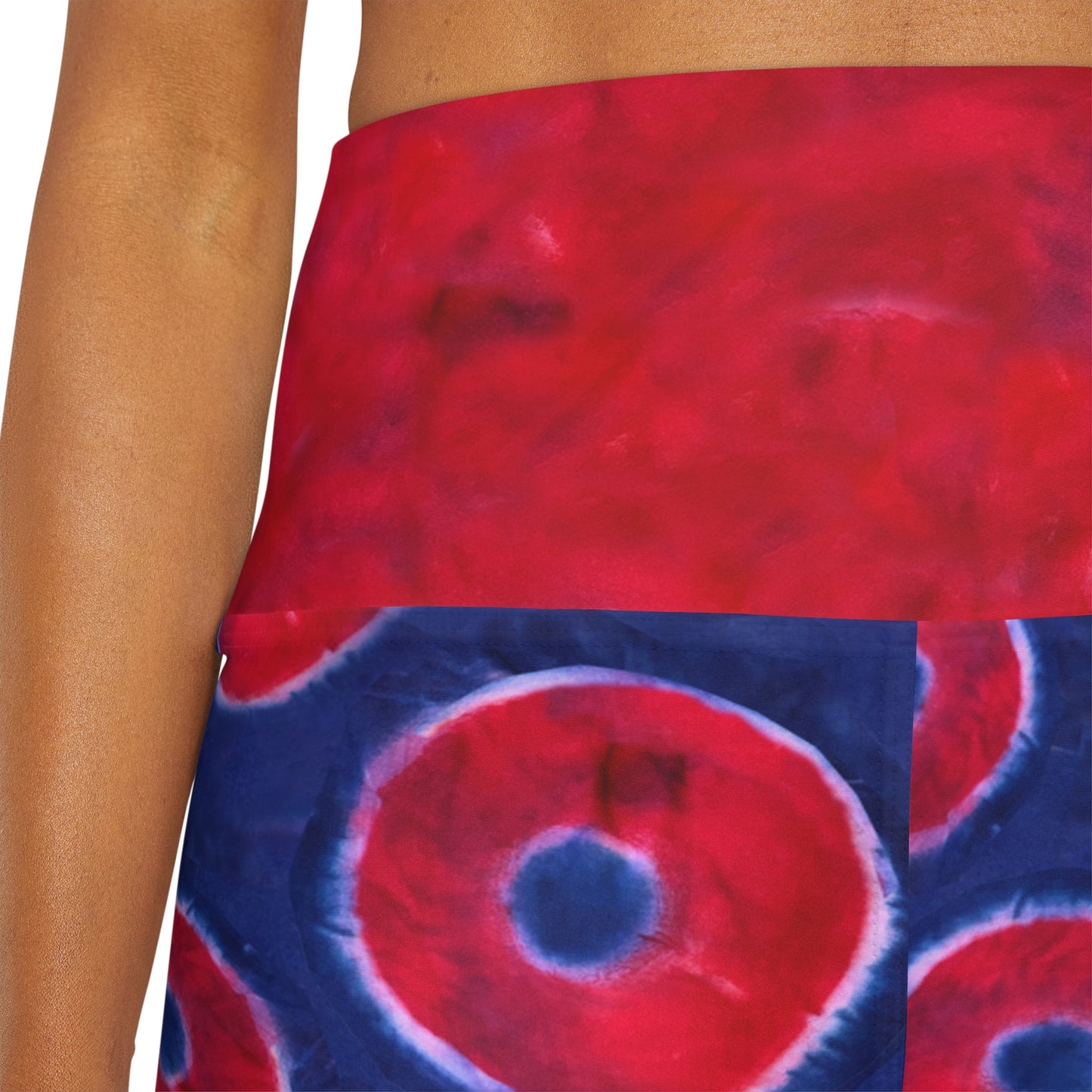 Phisherman Phish Donuts High Waisted Yoga Shorts