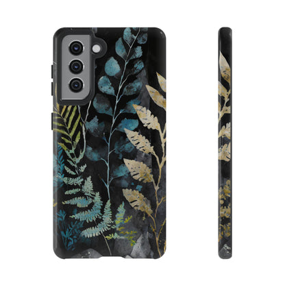 Dark Floral Tough Phone Case