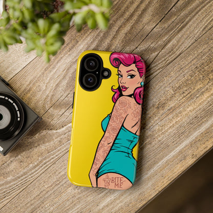 Bite Me Beauty Tough Phone Case