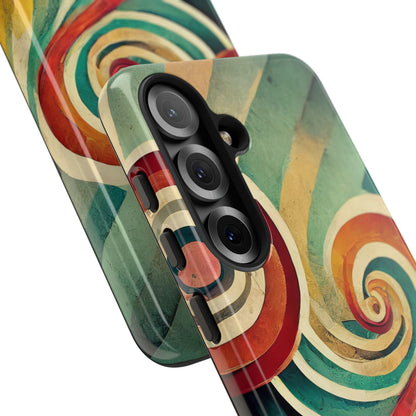Colorful Swirl Tough Phone Case