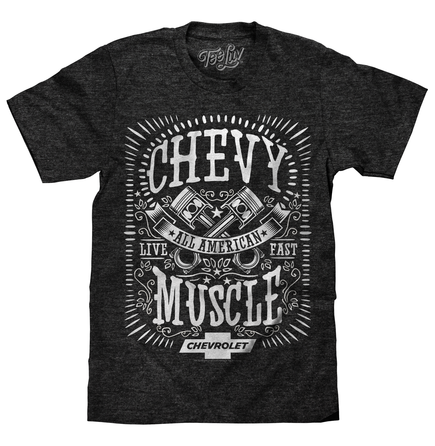 Chevrolet All American Muscle T-Shirt - Gray
