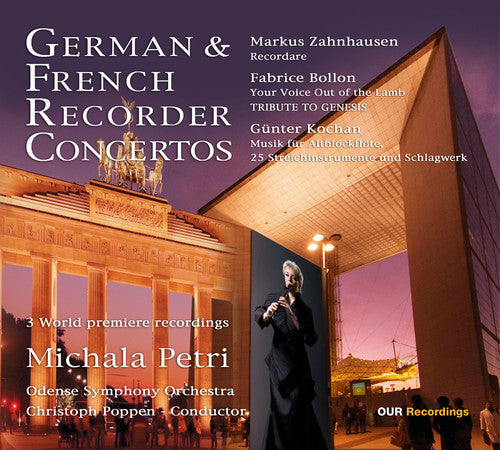 MICHALA PETRI - German & French Recorder Concertos Music CD