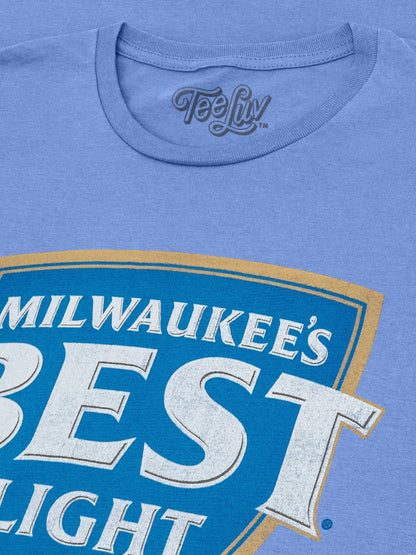 Milwaukee's Best Light Logo T-Shirt - Blue