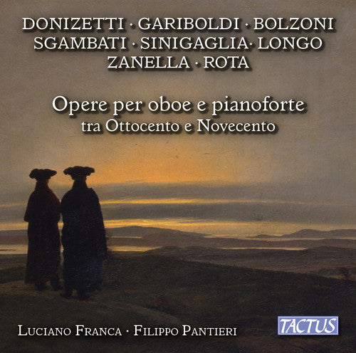 Bolzoni / Franca / Pantieri - Oboe & Piano Works - Music CD
